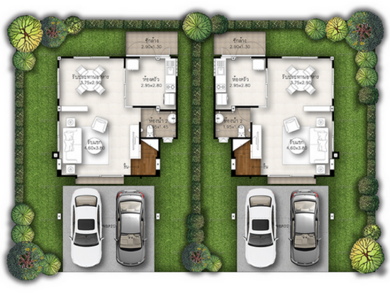 Supalai Ville Krungthep – Pathumthani - Floor Plan