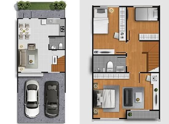 The Trust Townhome Wongwaen-Kanchanapisek - Floor Plan