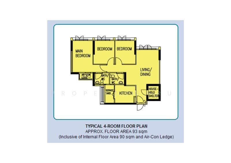 120B Punggol Edge, 120B Edgedale Plains, Hougang / Punggol / Sengkang, 3 Bedrooms, 1,001 sqft, HDB Flat For Sale, by Alfred Tan, 500275300 - 2D - PropertyGuru.com.sg