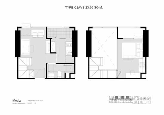 Modiz Rhyme Ramkhamhaeng - Floor Plan