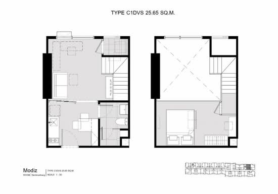 Modiz Rhyme Ramkhamhaeng - Floor Plan