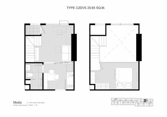 Modiz Rhyme Ramkhamhaeng - Floor Plan