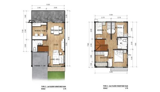 Baan d The Hamilton Chaiyapruek-Wongwaen - Floor Plan