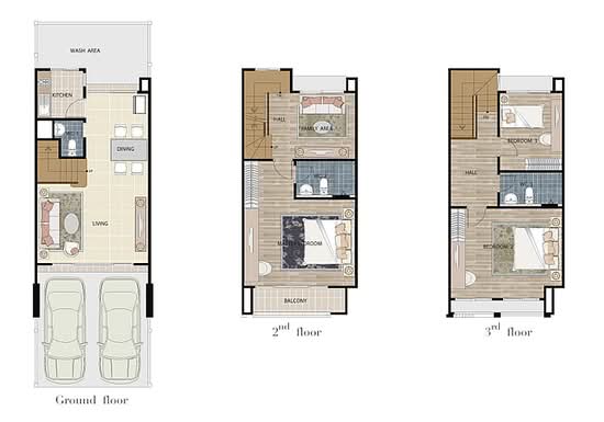 Baan Klang Muang Rama 3-Rat Burana - Floor Plan