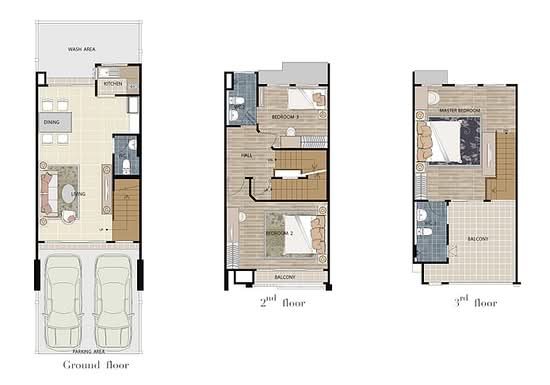 Baan Klang Muang Rama 3-Rat Burana - Floor Plan