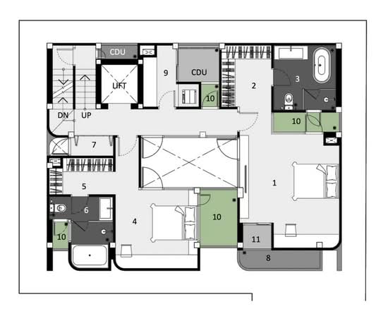 ARQ10 Rama 9-Krungthepkreetha - Floor Plan