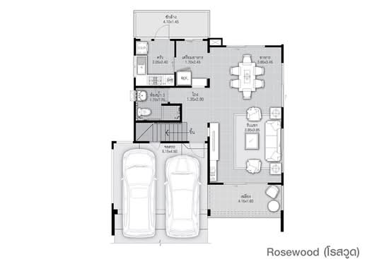 Villaggio Rama 2 : วิลเลจจิโอ พระราม 2 - Floor Plan