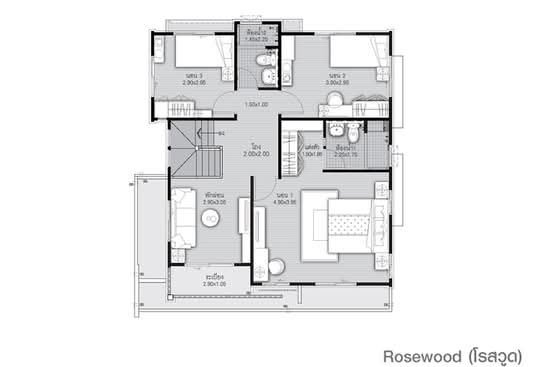 Villaggio Rama 2 : วิลเลจจิโอ พระราม 2 - Floor Plan