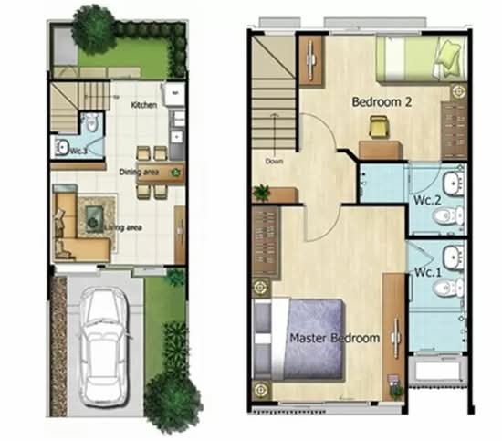 Villaggio Rama 2 : วิลเลจจิโอ พระราม 2 - Floor Plan
