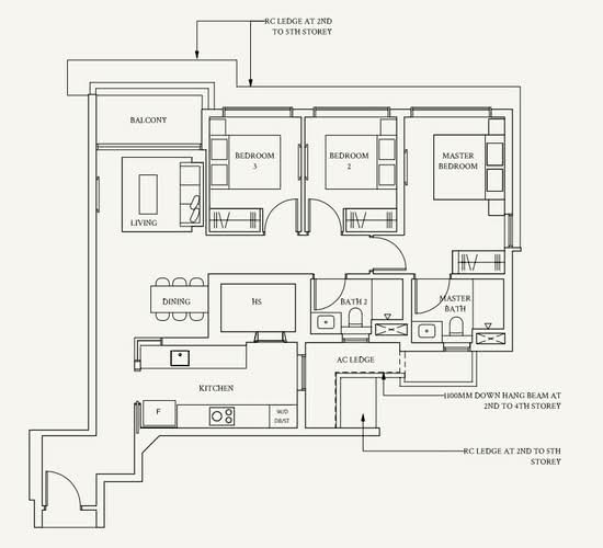 Watten House - Floor Plan