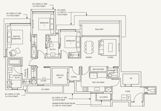 Watten House - Floor Plan