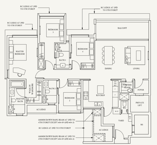 Watten House - Floor Plan