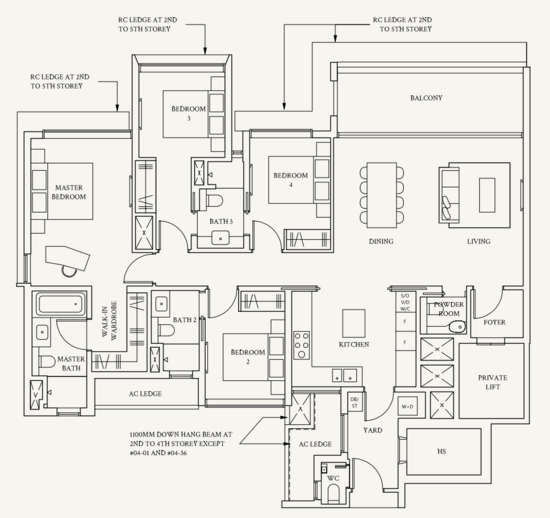 Watten House - Floor Plan