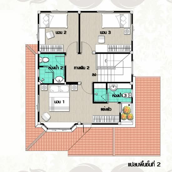 The Palazzetto Wangnoi-Ayutthaya - Floor Plan