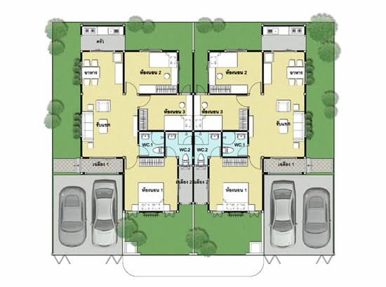 The Palazzetto Wangnoi-Ayutthaya - Floor Plan