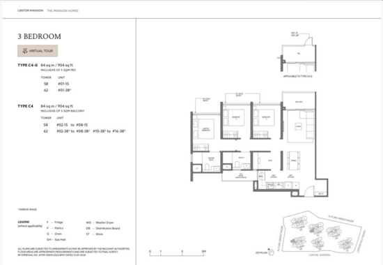 Lentor Mansion - Floor Plan