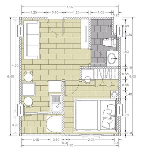 Anna Condo Bang Phlu - Floor Plan