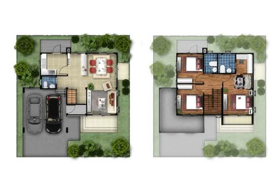 Uraiwan Grand Villa : อุไรวรรณ แกรนด์ วิลล่า - Floor Plan