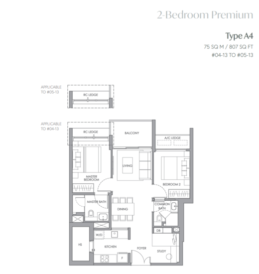 The Hillshore - Floor Plan