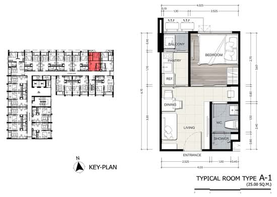 The Ville Express Ratchayothin - Floor Plan