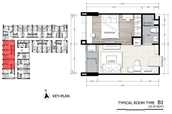 The Ville Express Ratchayothin - Floor Plan