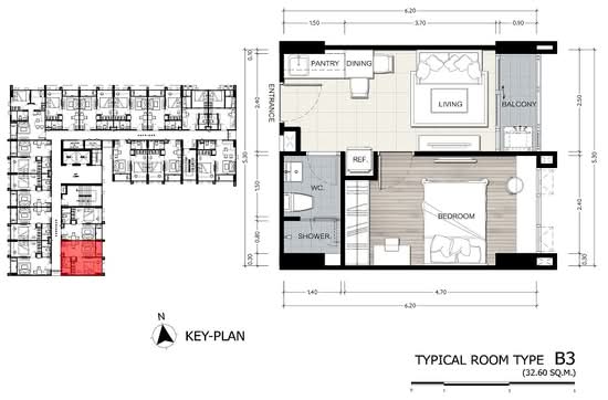 The Ville Express Ratchayothin - Floor Plan