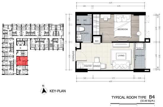 The Ville Express Ratchayothin - Floor Plan