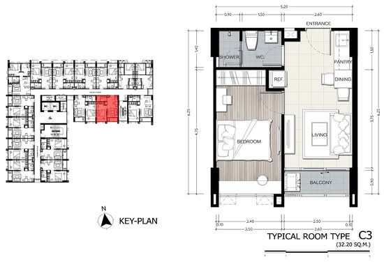 The Ville Express Ratchayothin - Floor Plan