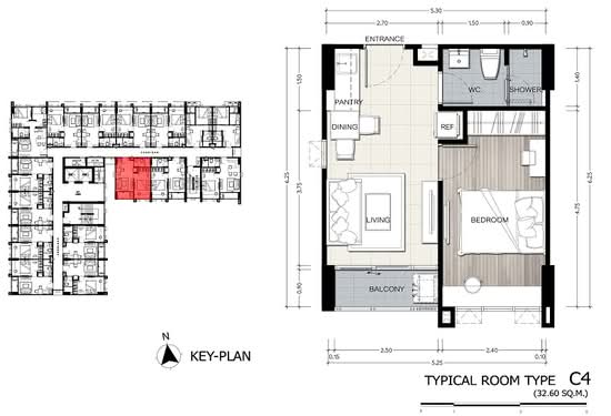 The Ville Express Ratchayothin - Floor Plan