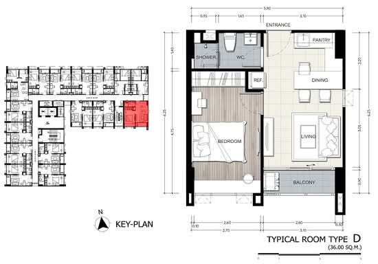 The Ville Express Ratchayothin - Floor Plan