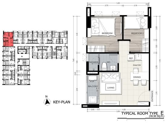 The Ville Express Ratchayothin - Floor Plan