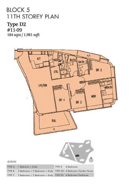 d'Leedon (Former Farrer Court), 5 Leedon Heights, Tanglin / Holland / Bukit Timah, 4 Bedrooms, 1,981 sqft, Condominium For Sale, by Merywaty (Mery), 500058742 - 2D - PropertyGuru.com.sg