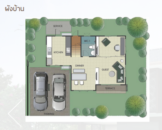 The Trust Rangsit Klong 4 - Floor Plan
