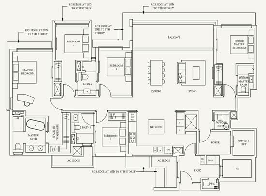 Watten House - Floor Plan