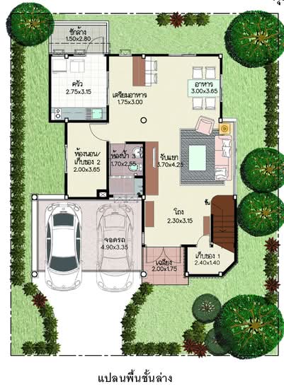 Supalai Garden Ville Wongwaen-Lumlukka Klong 3 - Floor Plan
