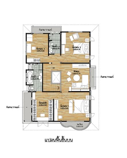 Supalai Garden Ville Wongwaen-Lumlukka Klong 3 - Floor Plan
