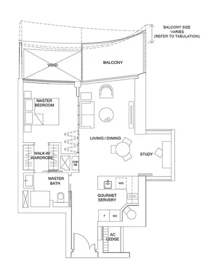 Marina One Residences - Floor Plan