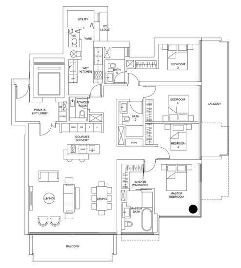 Marina One Residences - Floor Plan