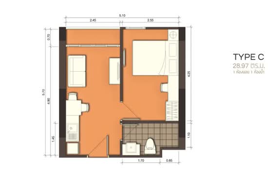 Town Sukhumvit 71 : ทาวน์ สุขุมวิท 71 - Floor Plan