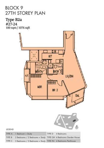 d'Leedon (Former Farrer Court), 9 Leedon Heights, Tanglin / Holland / Bukit Timah, 2 Bedrooms, 1,076 sqft, Condominium For Sale, by Geraldine Chia, 500297116 - 2D - PropertyGuru.com.sg