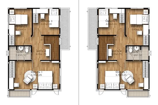 Supalai Ville Wongwaen - Bang Yai : ศุภาลัย วิลล์ วงแหวน - บางใหญ่ - Floor Plan