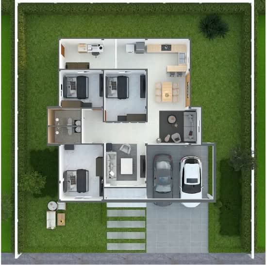 PP9 Village : หมู่บ้าน พี.พี.9 - Floor Plan