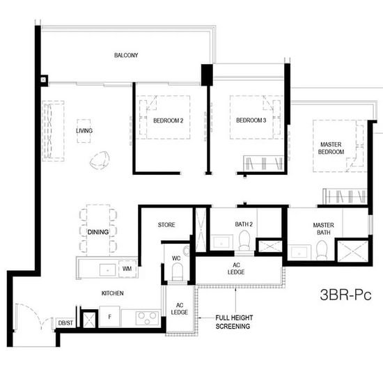 Normanton Park - Floor Plan