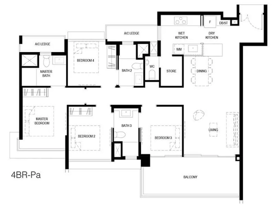 Normanton Park - Floor Plan