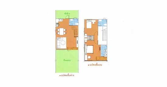 Baan Rommai Rojana - Floor Plan