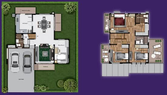 Villa Garden 3 Rattanathibet - Floor Plan