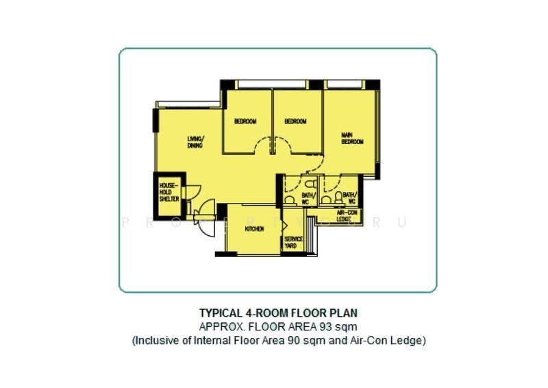 70C Telok Blangah Heights, 70C Telok Blangah Heights, Harbourfront / Telok Blangah, 3 Bedrooms, 1,001 sqft, HDB Flat For Sale, by Shaun How, 500284012 - 2D - PropertyGuru.com.sg