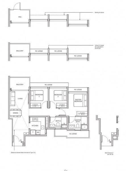 Hillock Green, 22-28 Lentor Central, Mandai / Upper Thomson, 3 Bedrooms, 904 sqft, Condominium For Sale, by Lee Hon Chan, 500271559 - PropertyGuru.com.sg