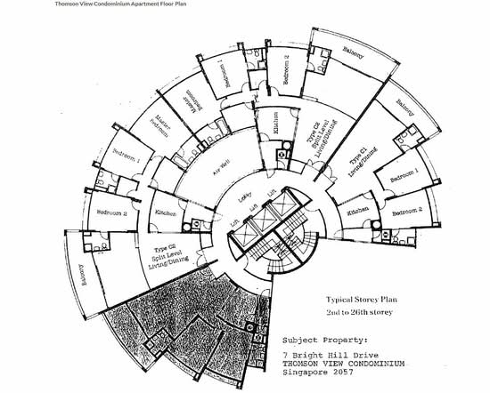 Thomson View Condo - Floor Plan