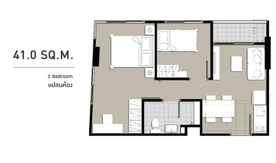 MetroLuxe Paholyothin-Sutthisan : เมโทรลักซ์ พหลโยธิน-สุทธิสาร  - Floor Plan